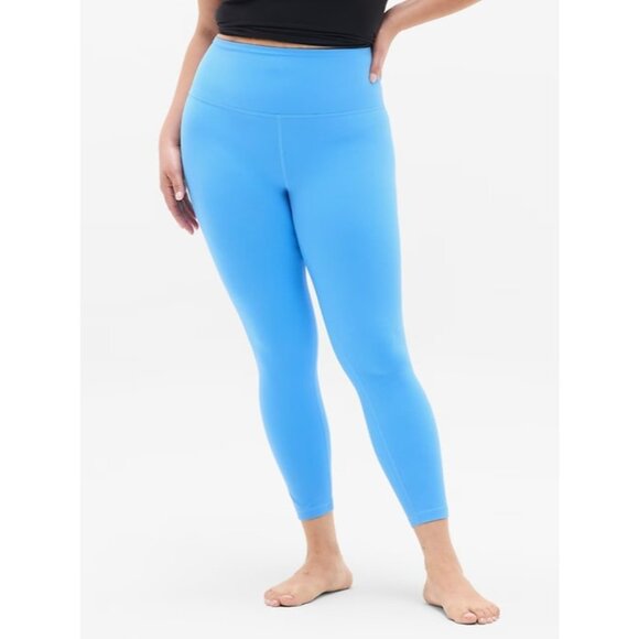 New Athleta 2X Ultra High Rise Elation 7/8 Leggings Cornflower Blue 2X Plus - Picture 1 of 6